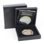 Channel Islands, VE Day 75th Anniversary Gold Proof Five Pounds Coin, obv: Elizabeth II above