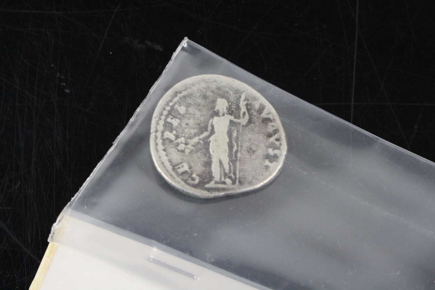 Roman Empire, Vespasian (77-78) silver denarius, obv: laureate bust right, rev: Ceres standing - Image 4 of 5