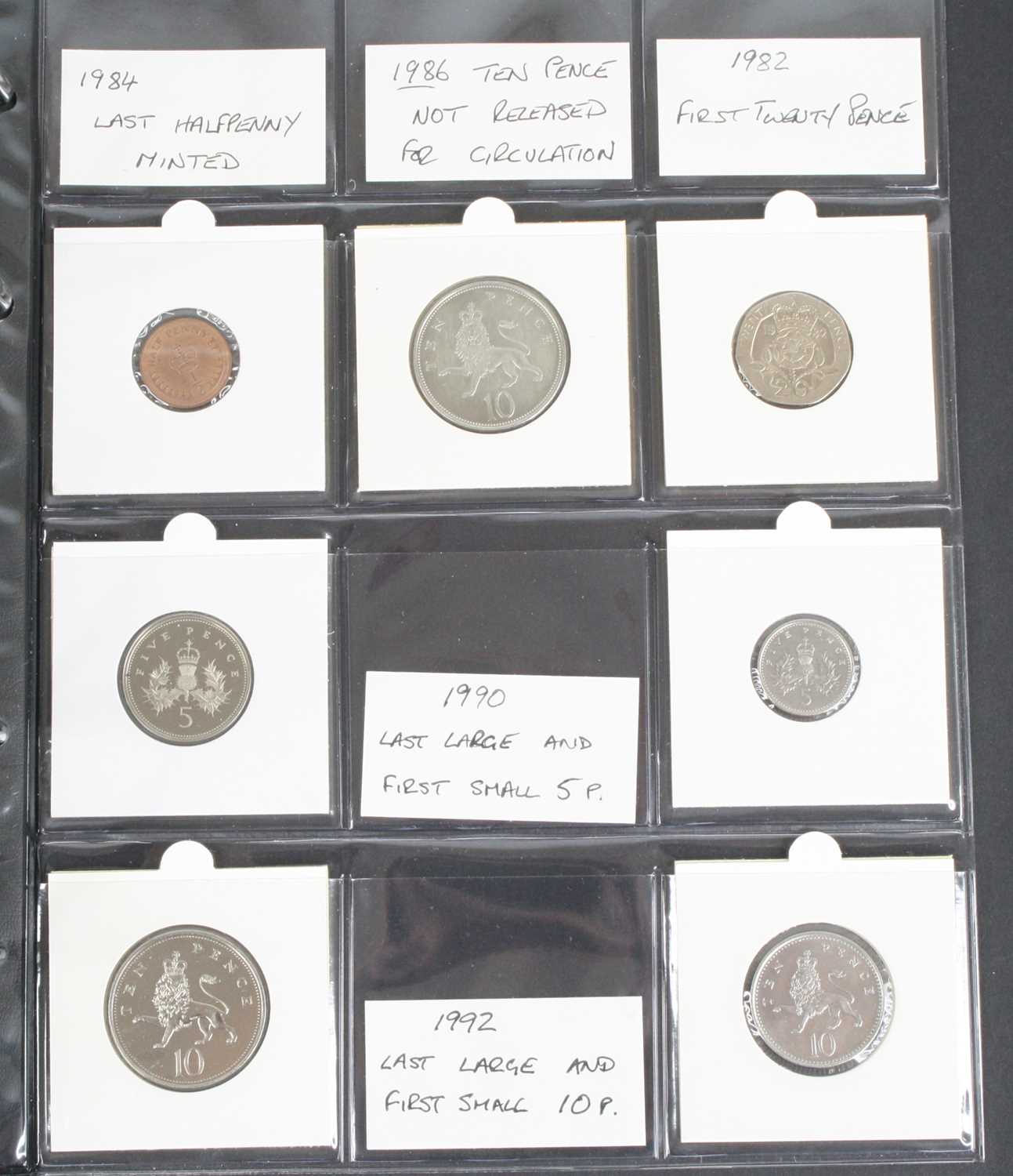 Great Britain, a Lindner folder of coins neatly arranged by year, many uncirculated to include 1937, - Image 15 of 15