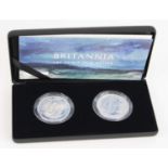 United Kingdom, The Royal Mint, 2018 Britannia The Spirit of a Nation, two Britannia 1oz fine silver