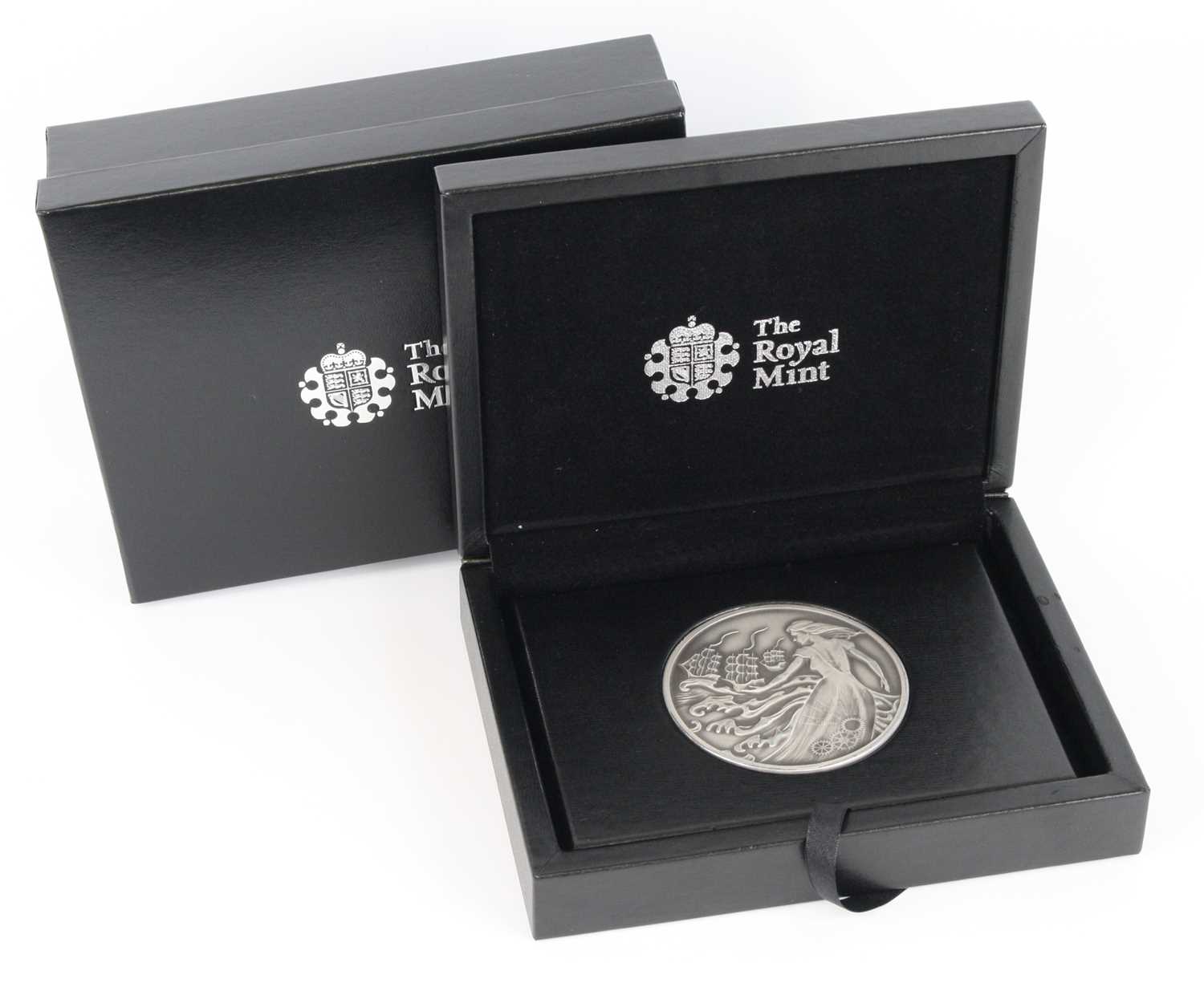 United Kingdom, The Royal Mint, 2011 Masterpiece Britannia Fine Silver Medal, limited edition no.