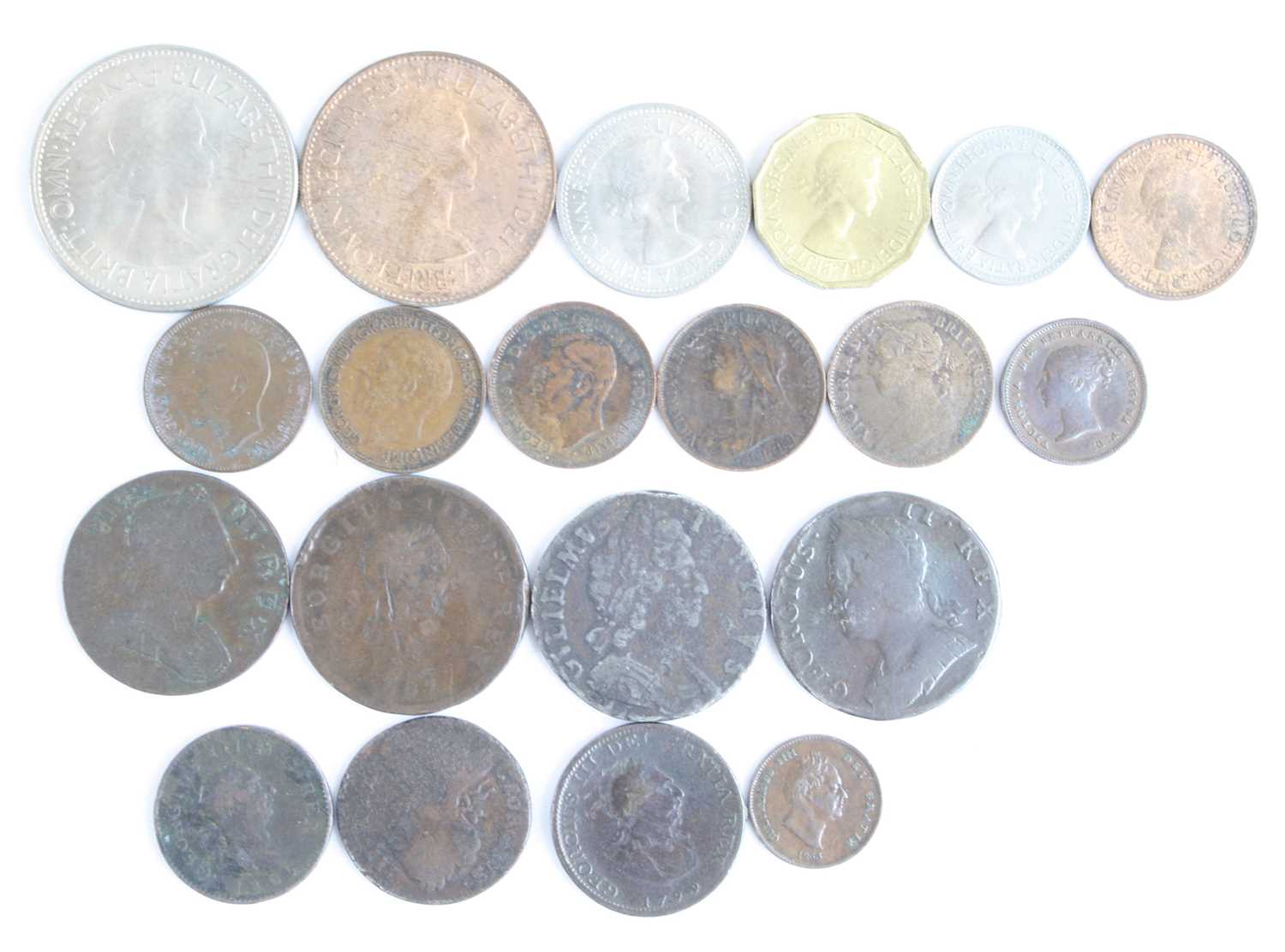 Great Britain and Channel Islands, a collection of coins and tokens to include an 1887 half crown, - Image 3 of 8