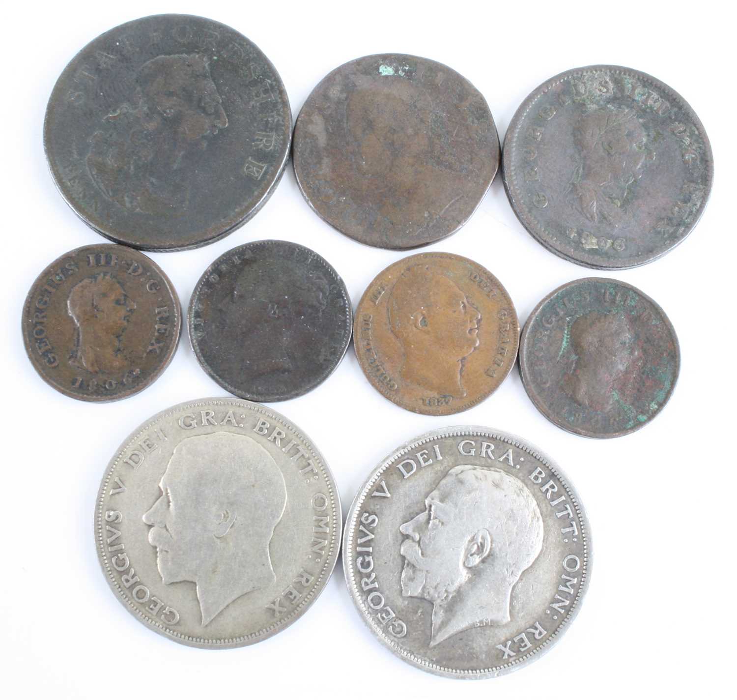 Great Britain and Channel Islands, a collection of coins and tokens to include an 1887 half crown, - Image 5 of 8