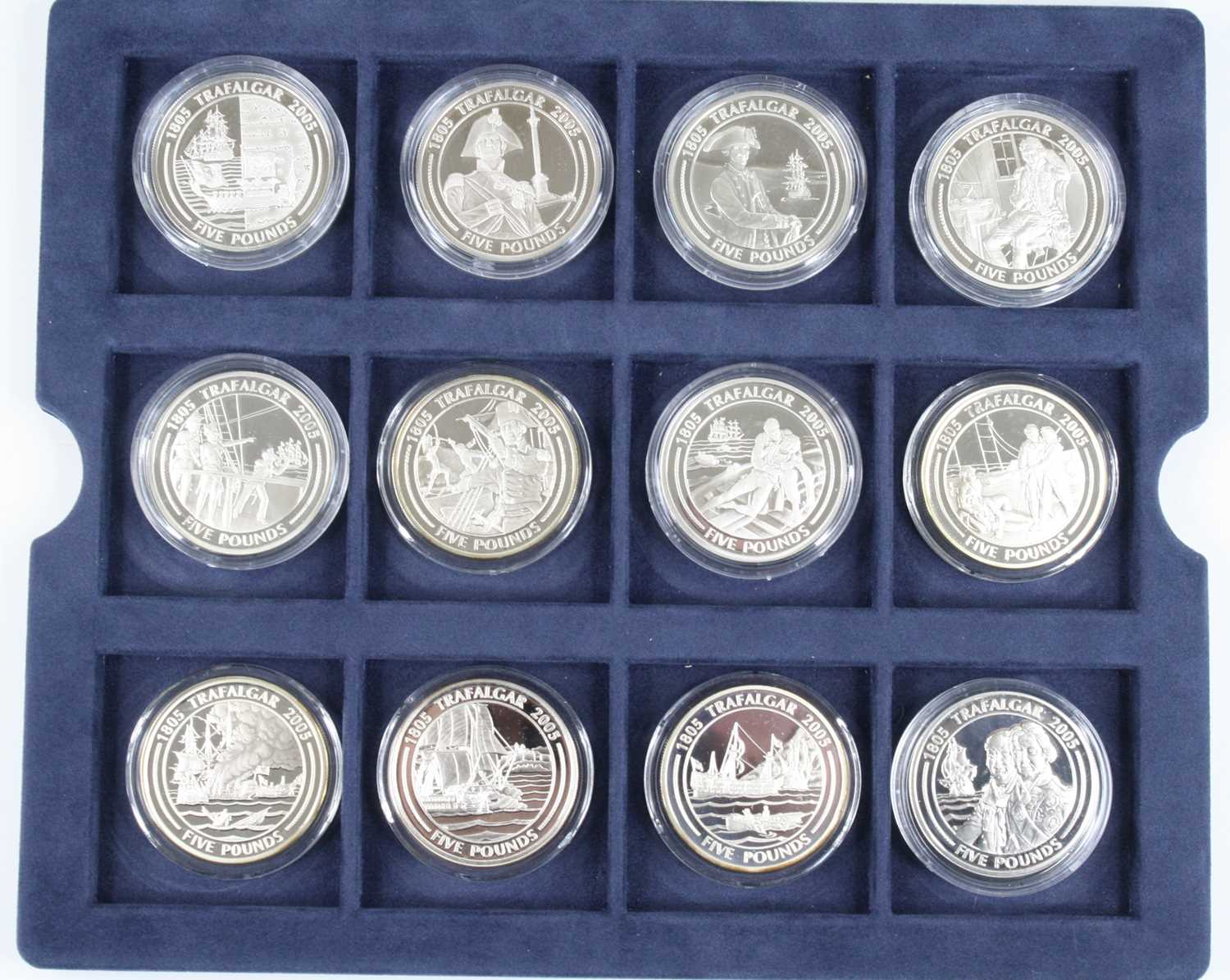 Westminster, The Battle of Trafalgar 2005 Bicentenary Coin Collection, a set of twenty-four silver - Bild 2 aus 4