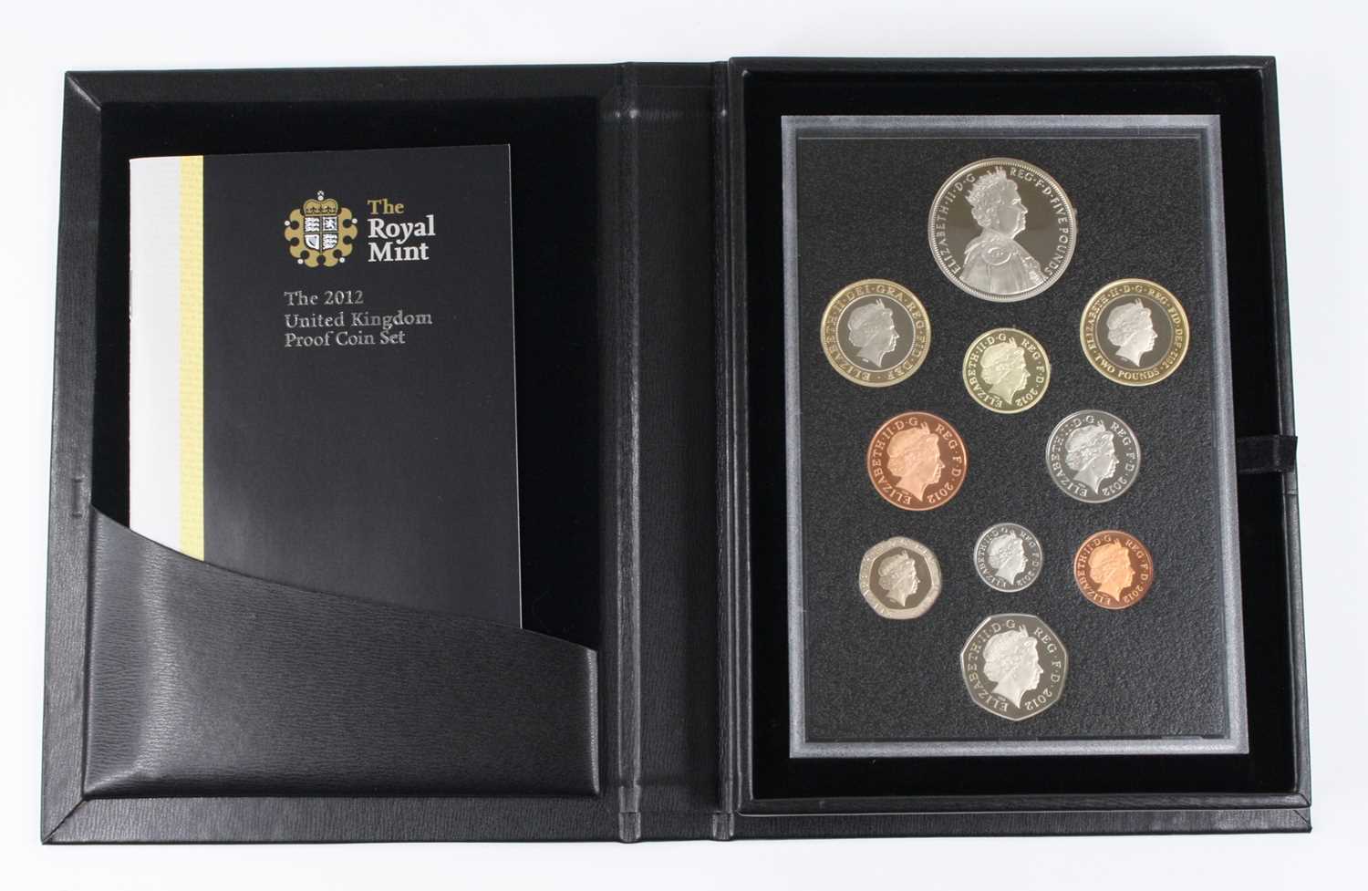 The Royal Mint, a collection of three United Kingdom proof coin sets to include 2010-2012, each