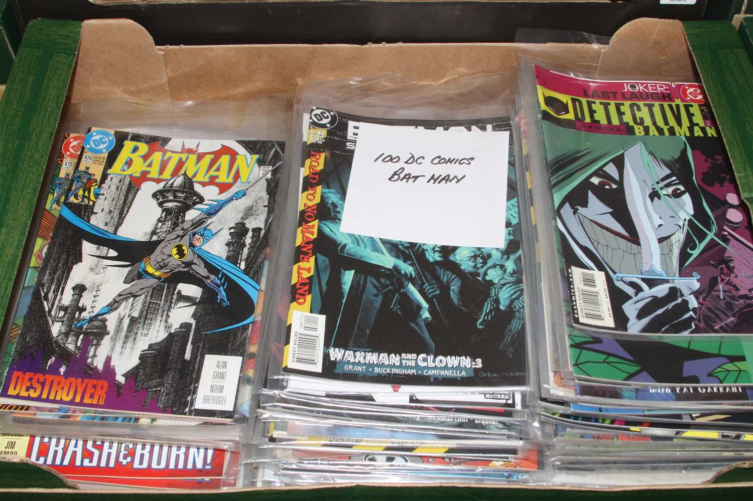 A collection of DC comic books to include Batman, approx 100