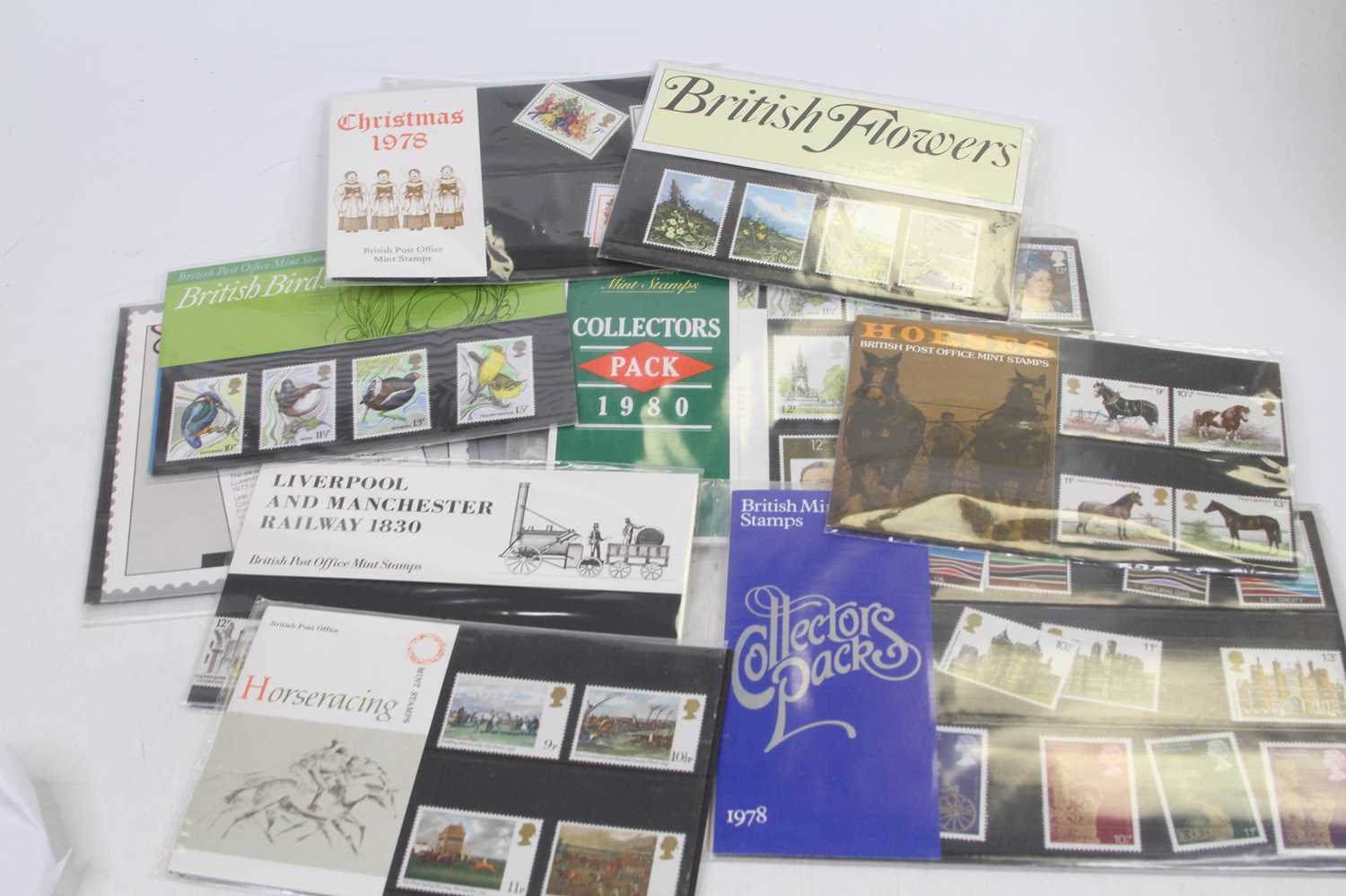 A collection of presentation packs of first day covers PHQ cards and stamps - Image 5 of 7