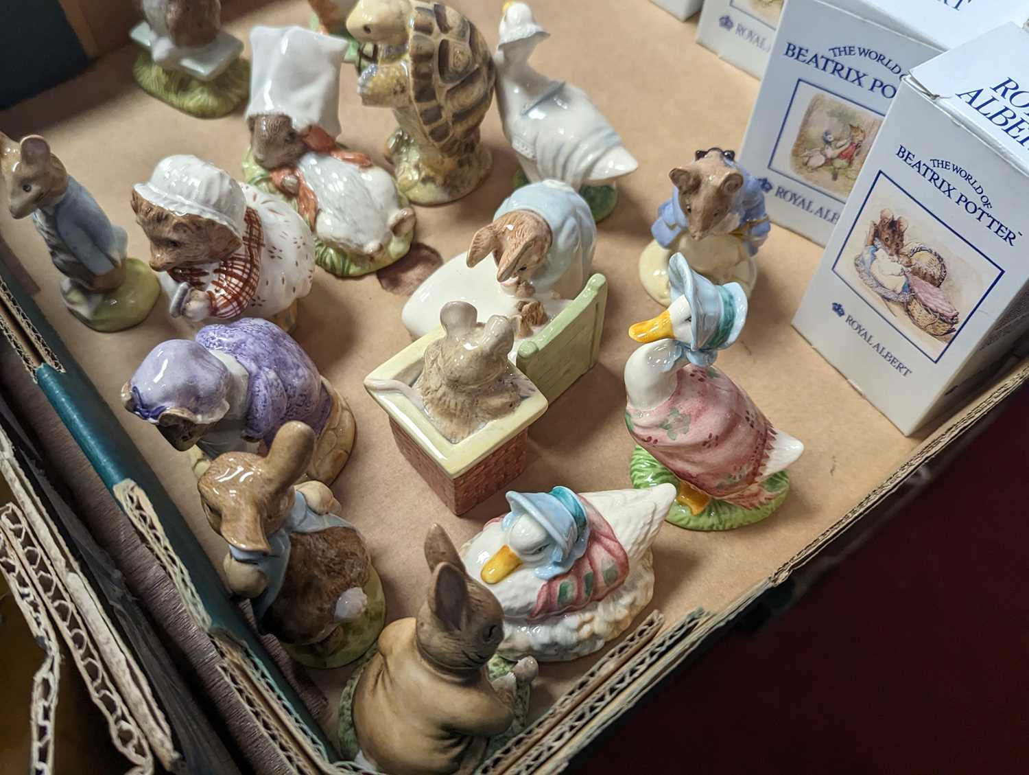 A collection of Royal Albert Beatrix Potter figures to include Mr Alderman Ptolemy, Squirrel Nutkin, - Image 2 of 3