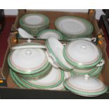 A collection of Royal Worcester Regency pattern dinner wares to include meat plates, dinner plates