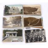 A small collection of early 20th century postcards, mainly topographical views