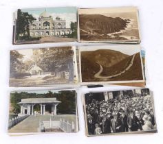 A small collection of early 20th century postcards, mainly topographical views