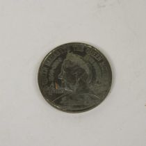 A commemorative Queen Elizabeth The Queen Mother 2000 £5 coin