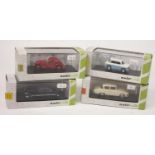 An Autocolt 1:43 scale diecast group of four, comprising ref numbers 05007 Zunder 1500 Porsche,