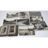 A collection of vintage black & white photographs, to include early Egyptian scenes of Tutankhamun &