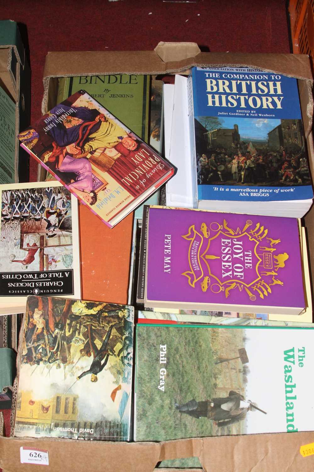 A large collection of books, mainly history and travel related (4 boxes) - Image 2 of 3