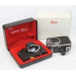 A Leica R4S film camera, numbered 1687818, in fitted case and outer cardboard box, with