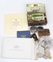 Miscellaneous coinage to include a 1970 coinage of Great Britain and Northern Ireland proof set
