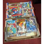 A collection of Marvel comic books, to include Spiderman Death and Destiny, X-Men and X-Force (two