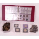 A Great Britain - A collection of various coins to include a George III 1806 penny, 2002 Queen