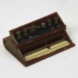 A Kenmack Radio Ltd novelty miniature radio disguised as a book, gilt embossed The Listener by ER