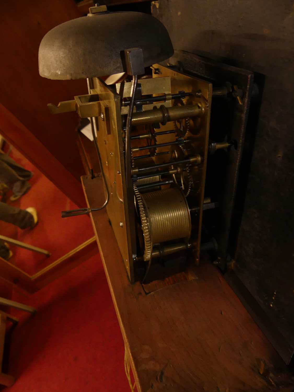 Martin of Feversham - early 19th century oak longcase clock, having a 12" painted arched dial, - Image 8 of 10