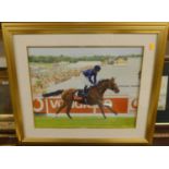 Assorted prints to include sporting examples by Jacquie Jones, Edgar Degas etc (6)