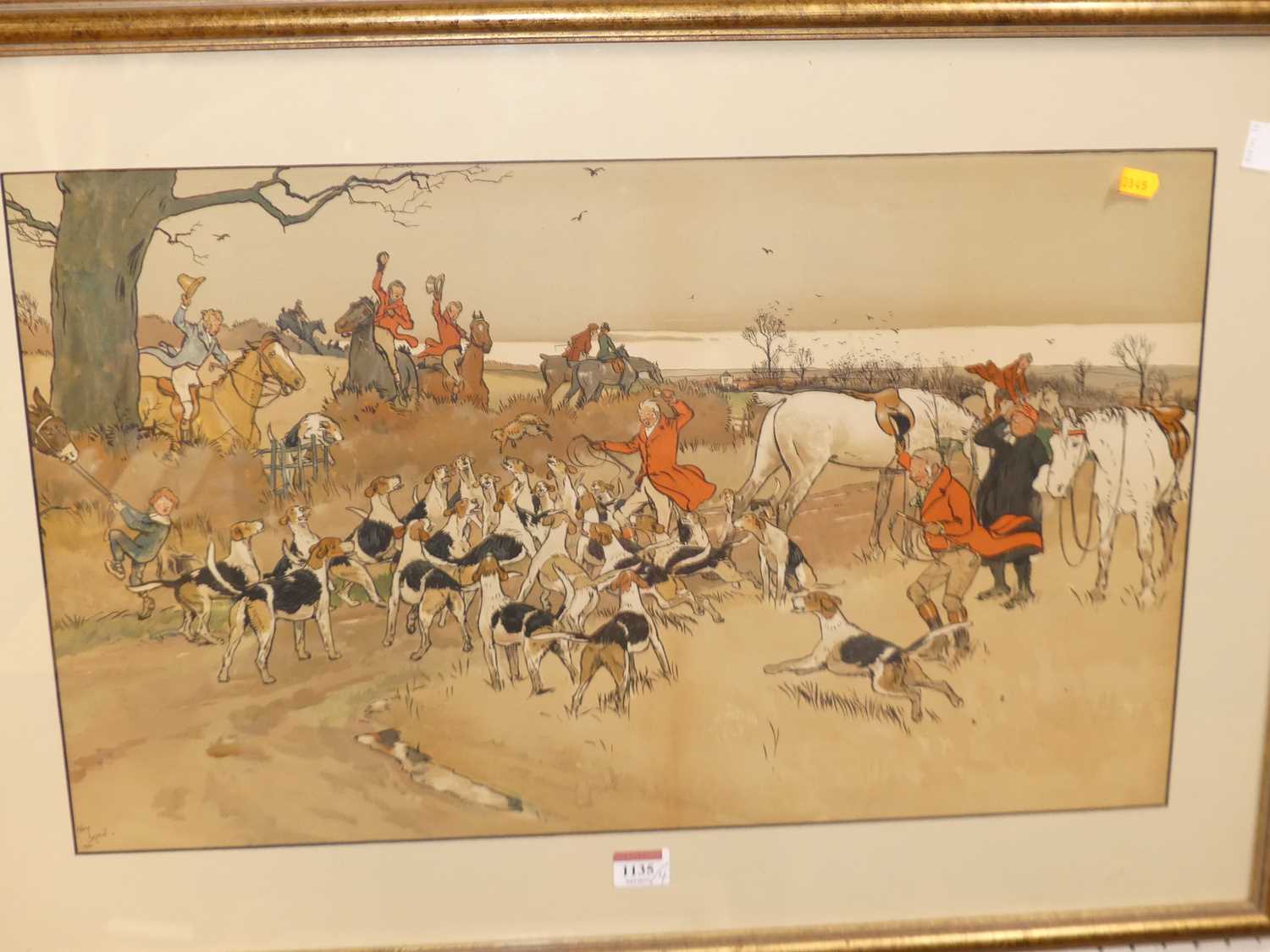 Cecil Aldin (1870-1935) - a set of four sporting prints, 36 x 60cm - Image 2 of 5