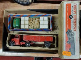 A Dinky Toys No. 521 Bedford articulated lorry; together with a Dinky Toys No.522 Code 3 Bedford