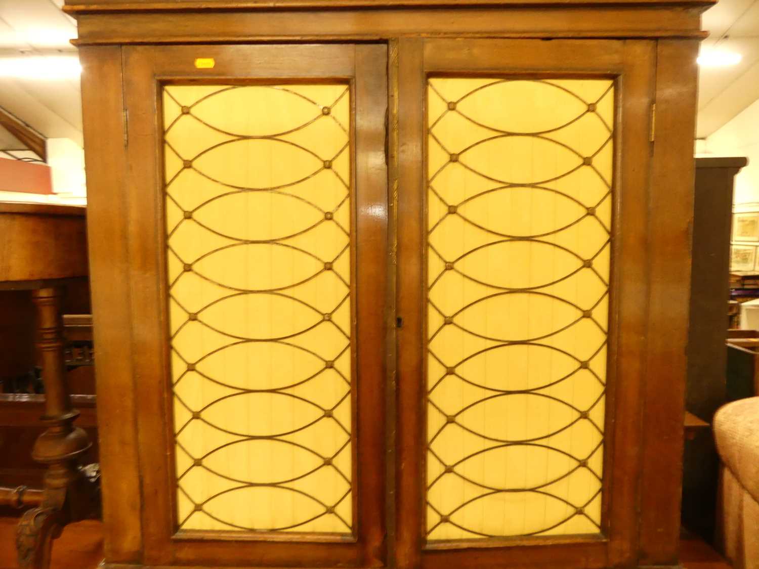 A mid-Victorian figured walnut and floral satinwood inlaid work table, w.61cm; together with a - Image 5 of 7