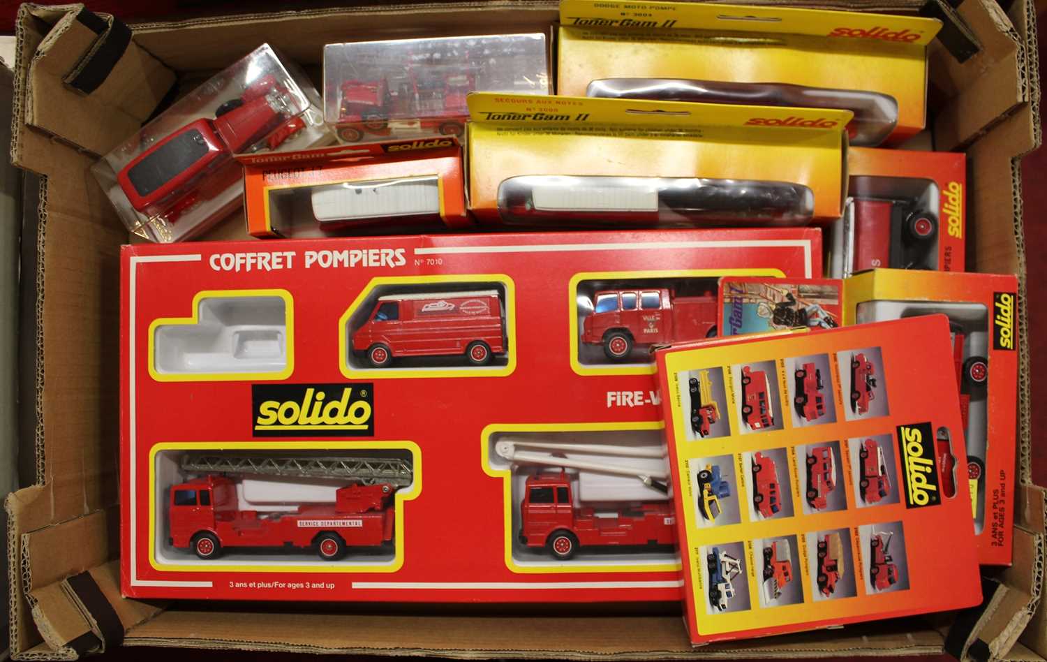 One tray containing a quantity of boxed and loose Solido emergency service related diecast - Image 3 of 3