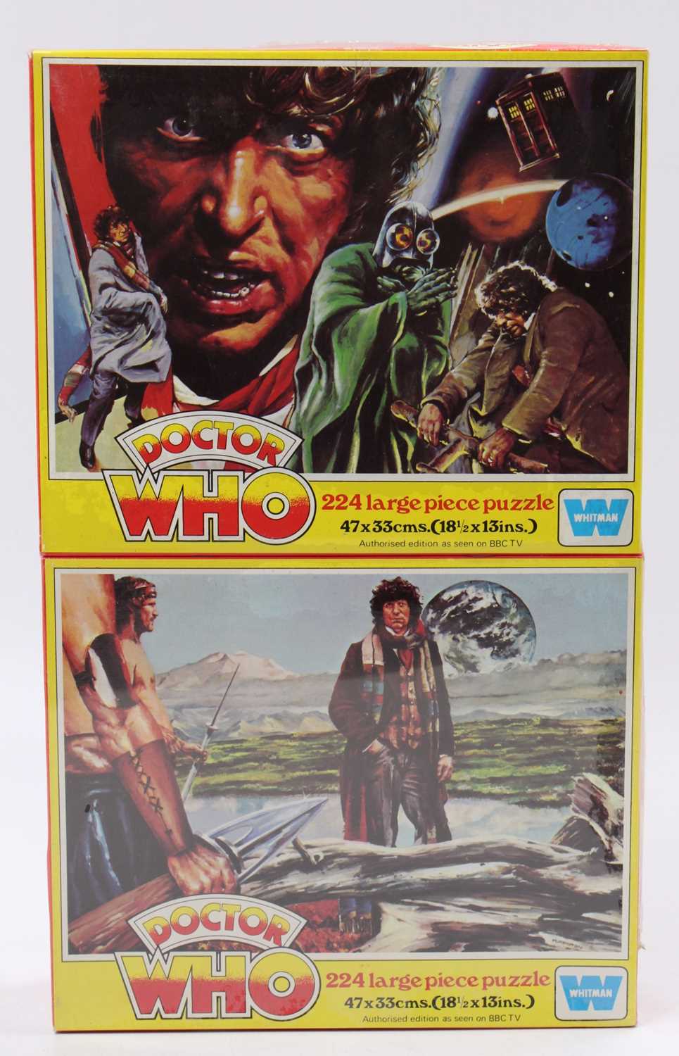 A Whitman factory sealed set of four Doctor Who puzzles, four examples, in original packaging, circa - Image 3 of 6