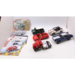 A selection of various constructed Lego kits to include No. 10265 Ford Mustang, No. 10242 Mini,