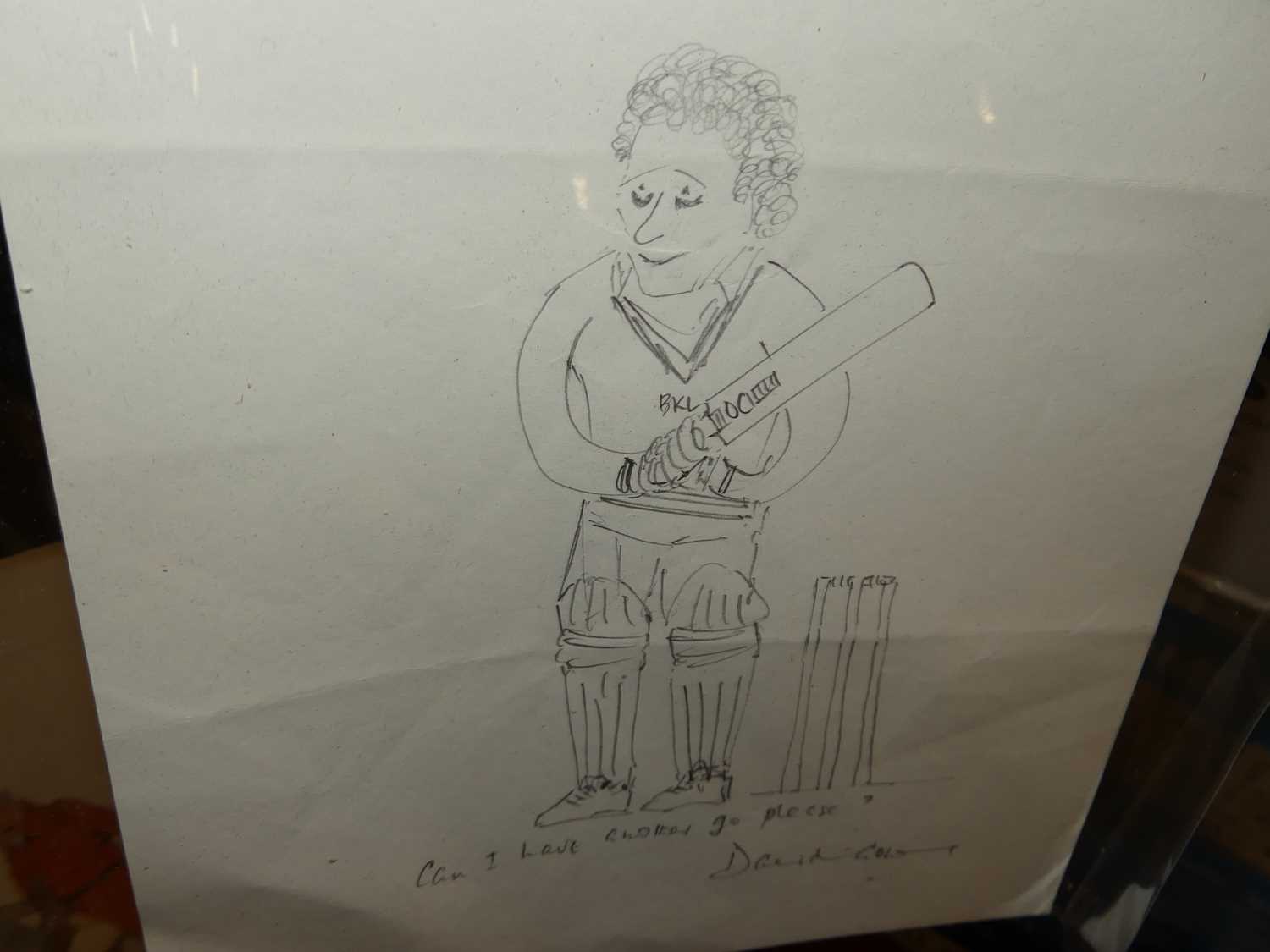 Assorted sporting prints, to include Cecil Aldin, a David Gower pencil sketch etc, all loose - Image 6 of 6