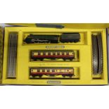 A Hornby 00 No.2015 The Talisman passenger train set, comprising locomotive, two carriages, and a