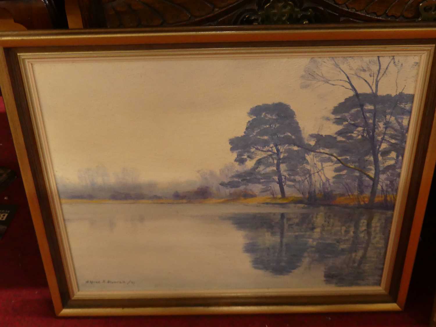 Alfred Blundell (1883-1968) - A secret river, oil on canvas, signed and dated '47 lower right, 54 - Image 3 of 4