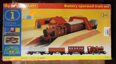 A My First Hornby battery operated train set, product No. R1031, housed in the original box