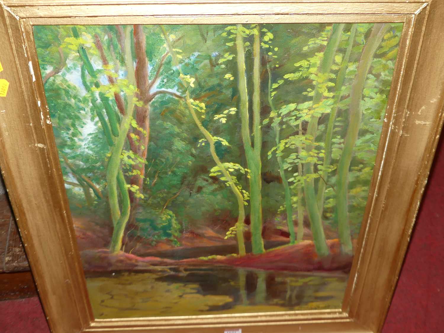 Alfred Blundell (1883-1968) - A secret river, oil on canvas, signed and dated '47 lower right, 54 - Image 2 of 4