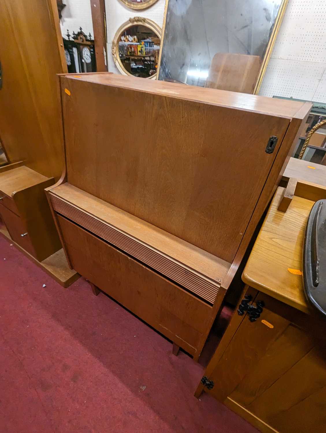 A collection of mid-century furniture, to include G-Plan teak and mirrorback dressing chest, Ercol - Image 3 of 6