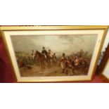 Terence Cuneo - Second Battalion Scots Guards, signed print; A de Lotbiniere - Utter Tranquility,