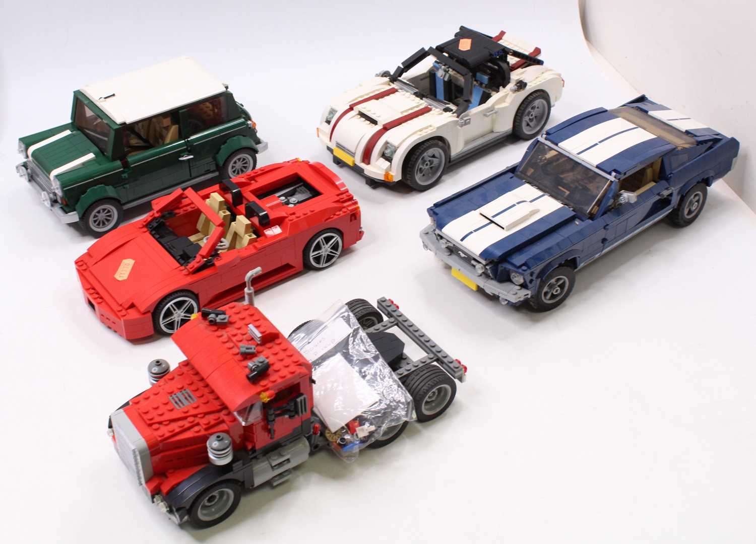 A selection of various constructed Lego kits to include No. 10265 Ford Mustang, No. 10242 Mini, - Image 2 of 2