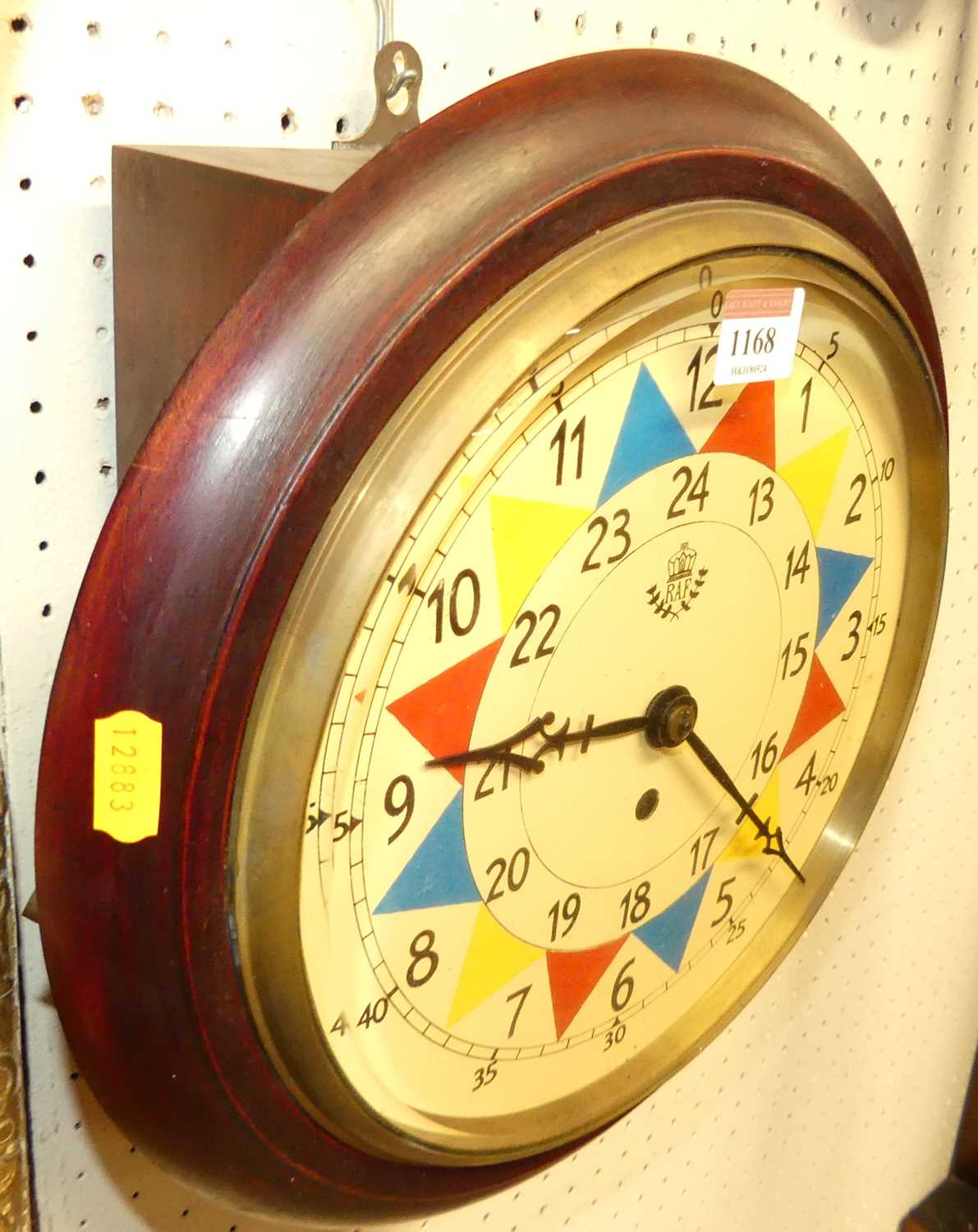 A reproduction RAF wall clock, dia.32cm - Image 2 of 2