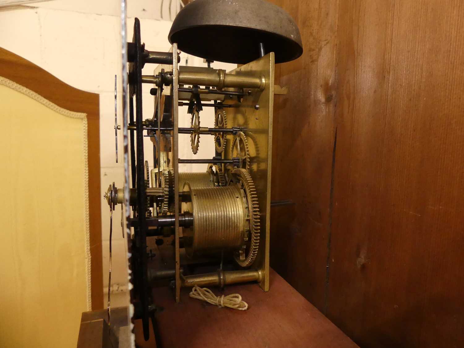 Martin of Feversham - early 19th century oak longcase clock, having a 12" painted arched dial, - Image 6 of 10