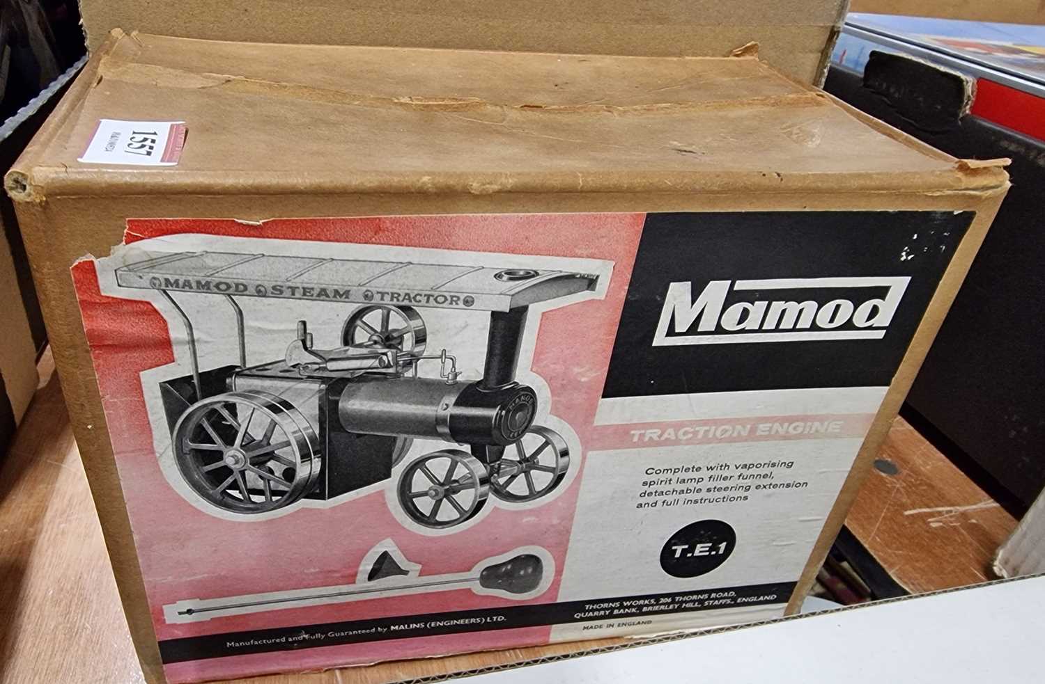 A Mamod TE1 traction engine, housed in the original labelled card box - Bild 2 aus 2