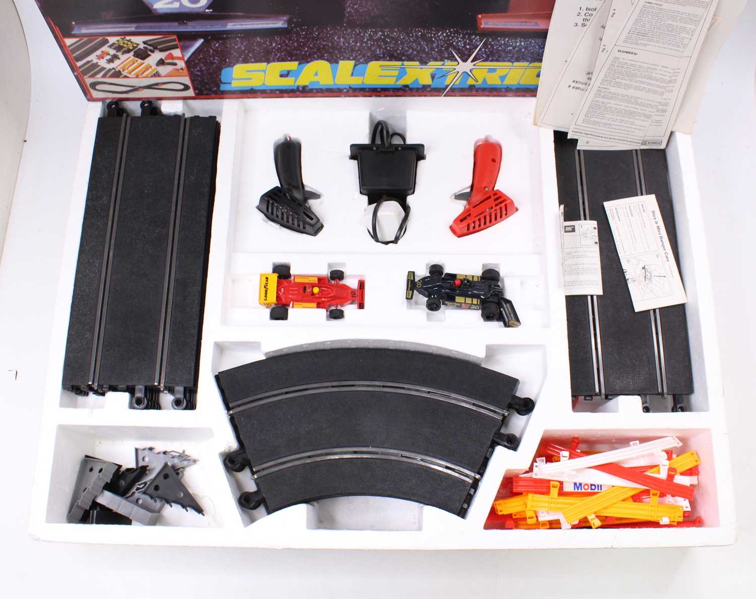 A Scalextric No. 370/1526 Pole Position slot racing set, housed in the original polystyrene packed - Image 2 of 3