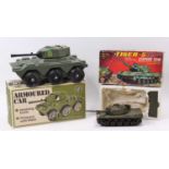 A Popular Plastics No. 2060 Armoured Car in its original and very clean box, together with a boxed