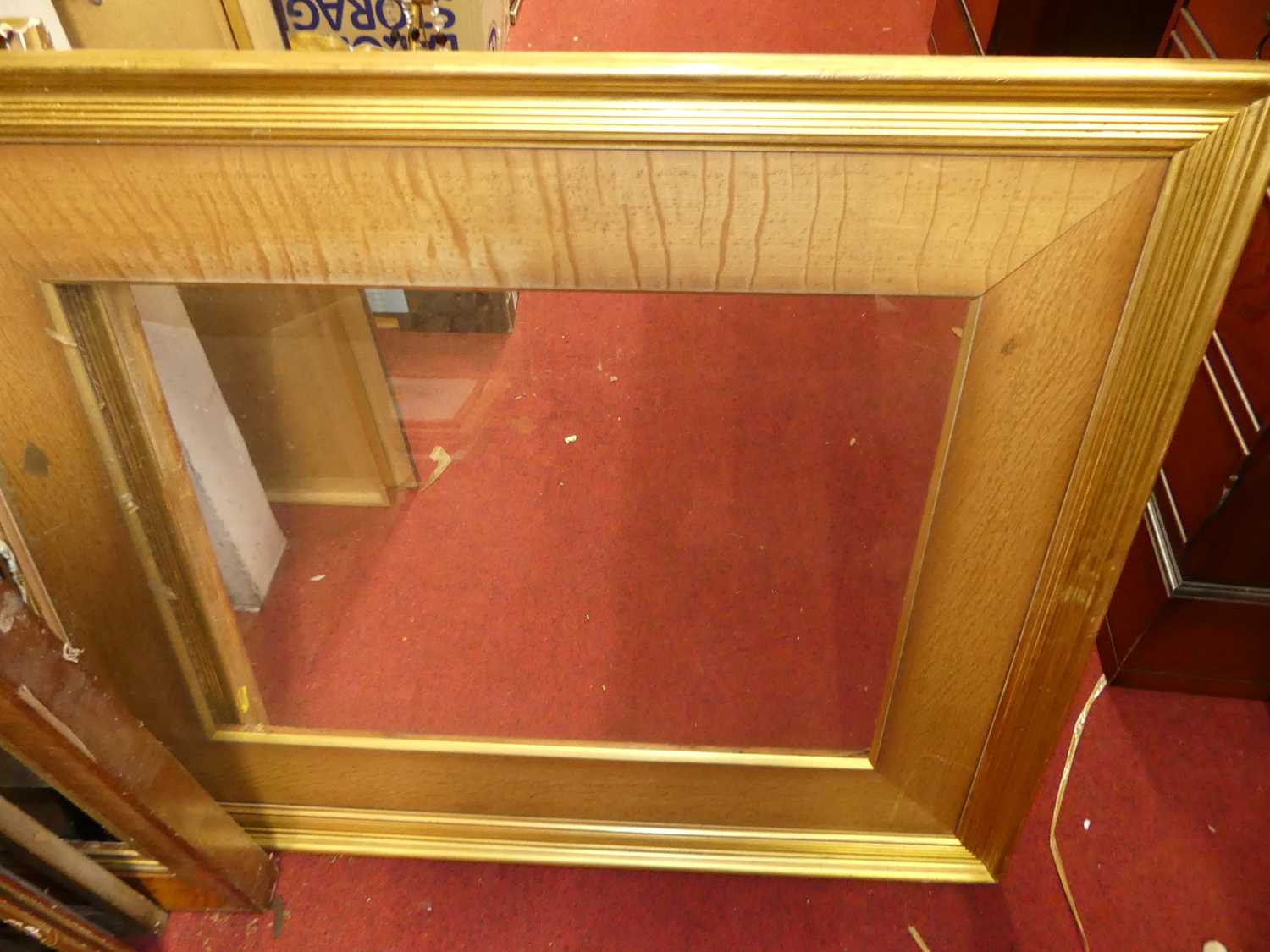 A collection of Victorian and later picture frames, to include birds-eye maple, oak and gilt - Image 2 of 2