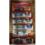 A collection of Hot Wheels Mattel modern issue carded diecasts to include the Volkswagen Beetle