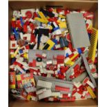 One box containing a quantity of vintage Lego