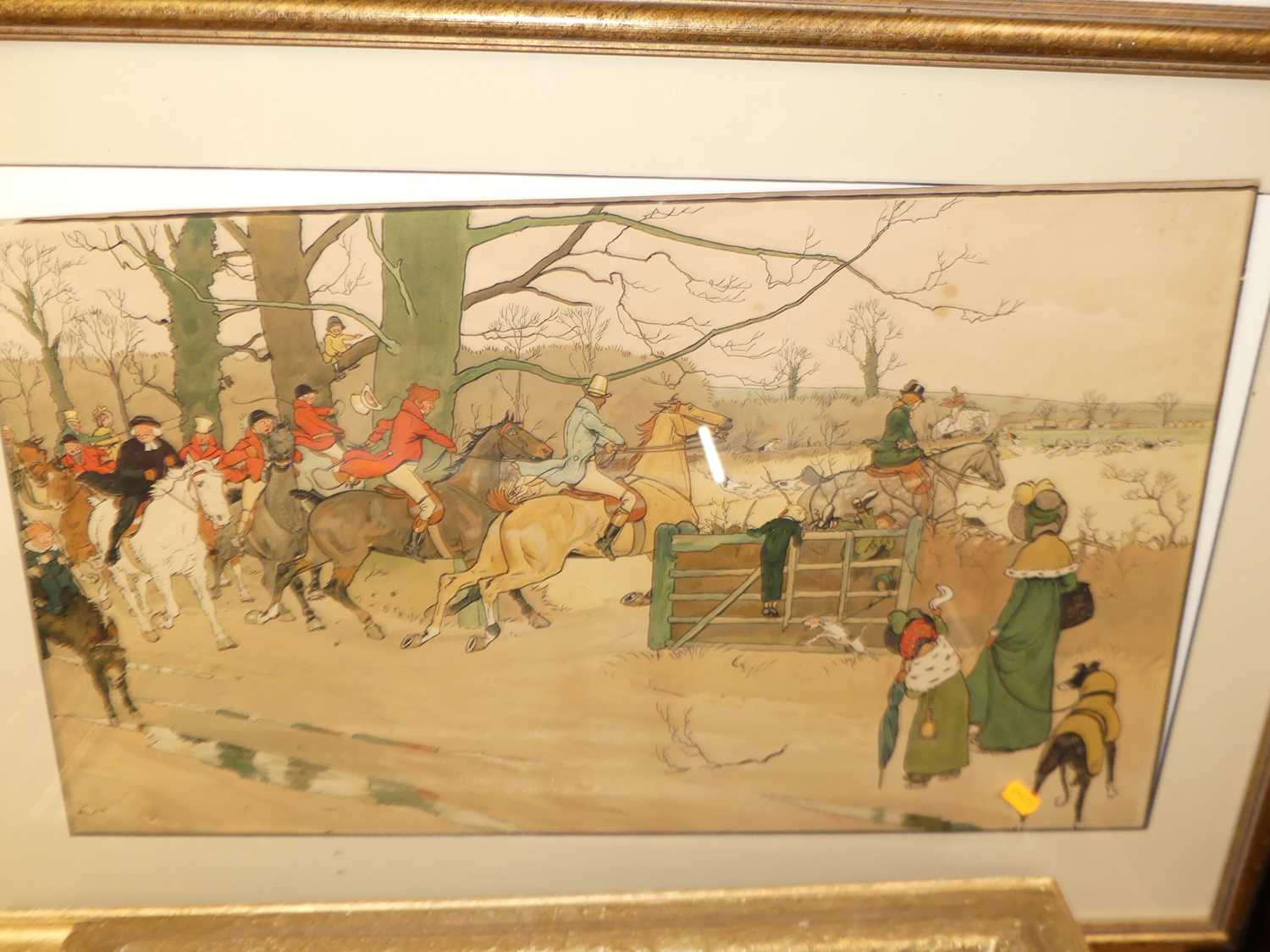 Cecil Aldin (1870-1935) - a set of four sporting prints, 36 x 60cm - Image 5 of 5