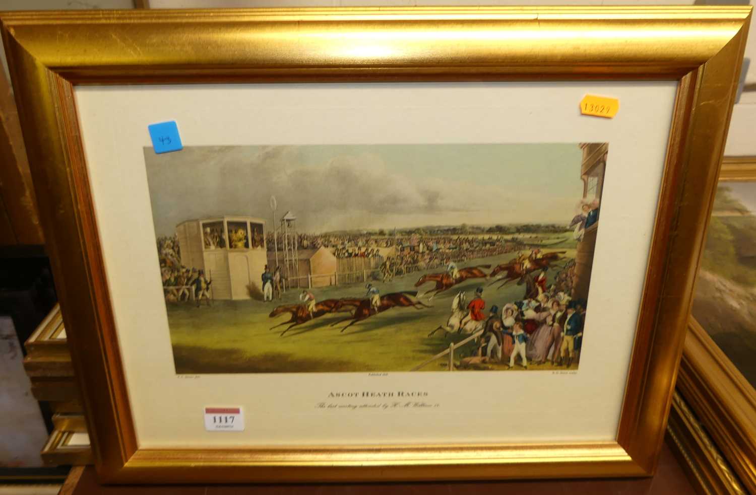 After F.C. Turner - Ascot Heath Races, reproduction print